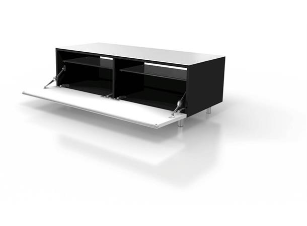 Just RacksTV- bord, JRL1100S, hvit TV-møbel til flatskjermen